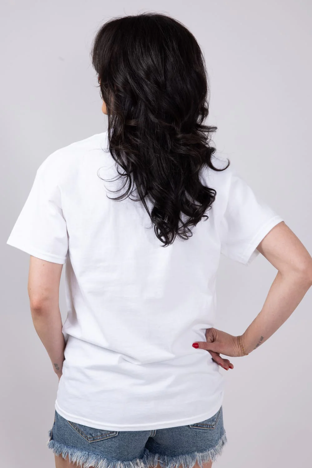 Sardisnap Oversized T-Shirt for Women in White | 32915X-OTS-WHITE - Image 2