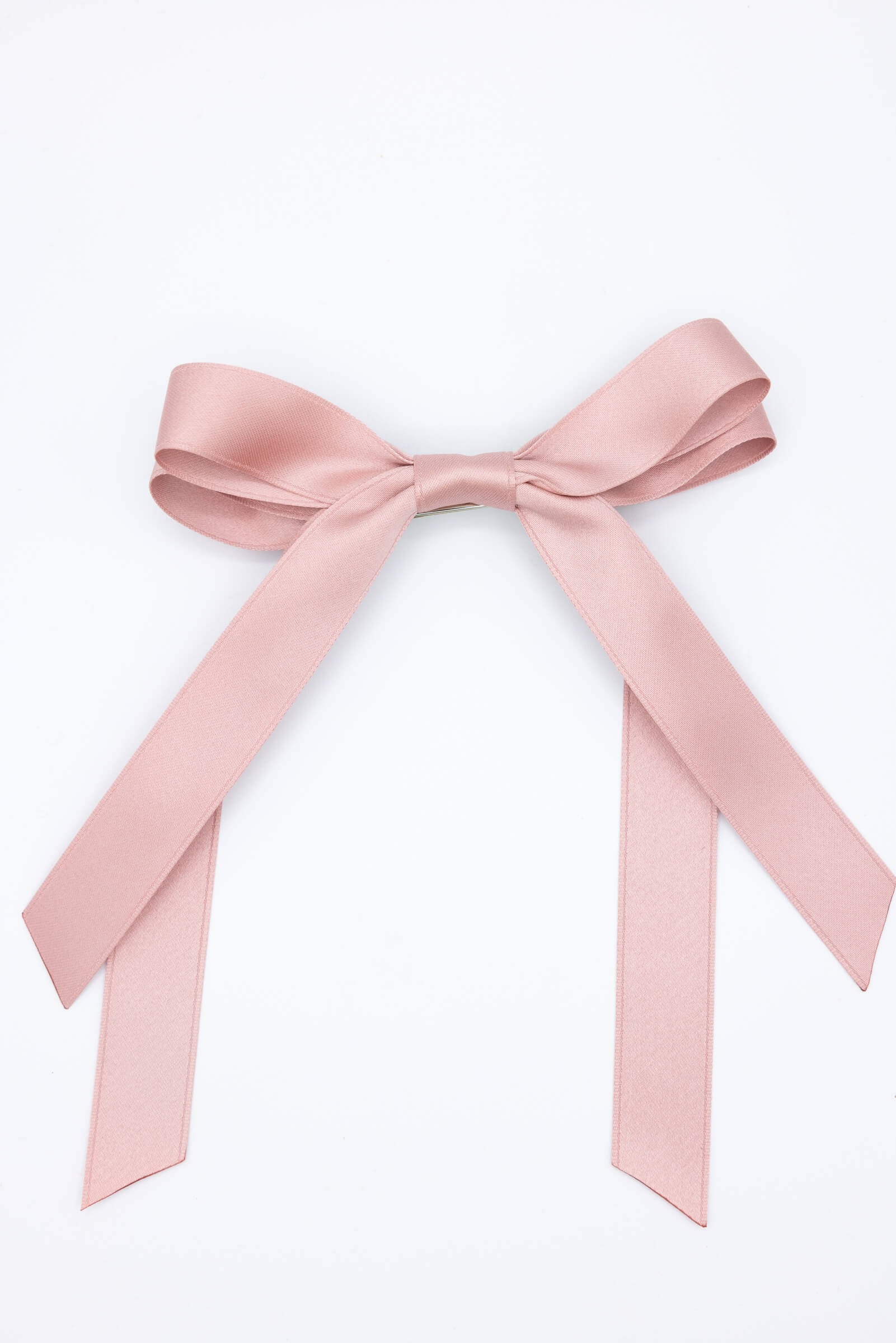 Satin Bow Clip in Pink | MH009PK - Image 2