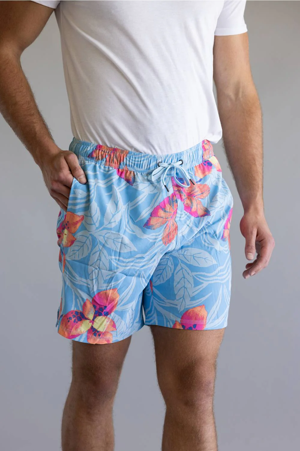 Saxx 2n1 Oh Buoy Swim Shorts for Men in Orchid Blue | SXSW04L-NOA - Image 4