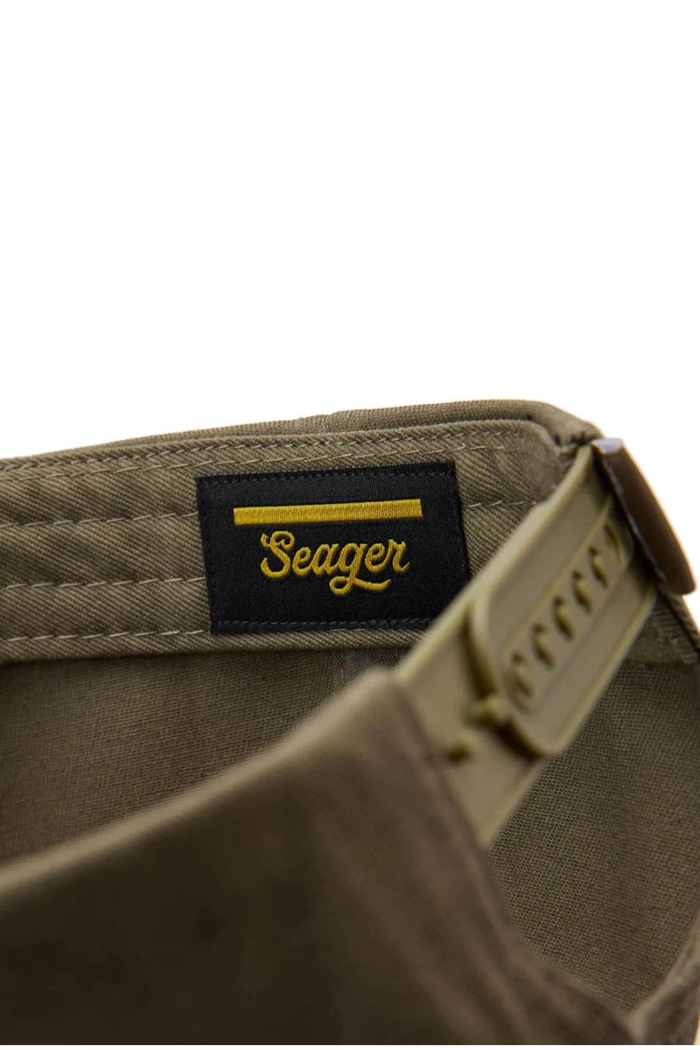 Seager Los Rios Canvas Snapback Hat for Men in Woodland | MHSP26LOSRIGRN - Image 4