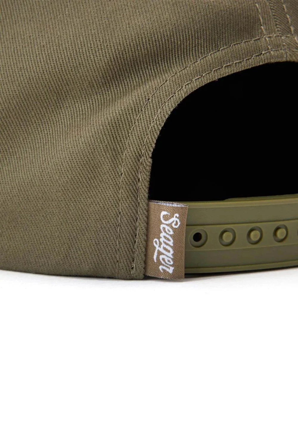 Seager Los Rios Canvas Snapback Hat for Men in Woodland | MHSP26LOSRIGRN - Image 5