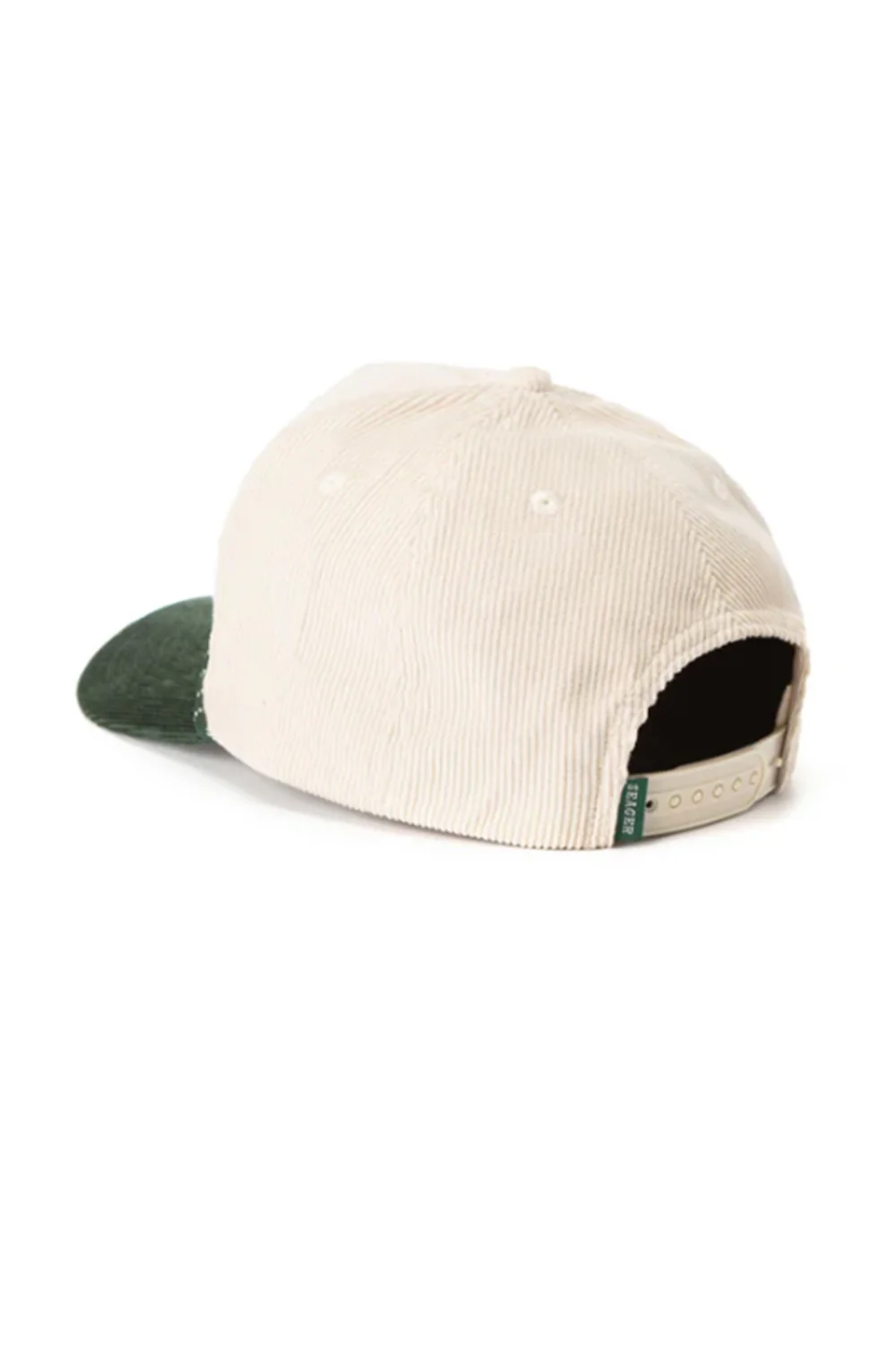 Seager Los Rios Corduroy Snapback Hat for Men in Natural/Green | MHSP24LOSRIGRN-NTRLGREEN - Image 4