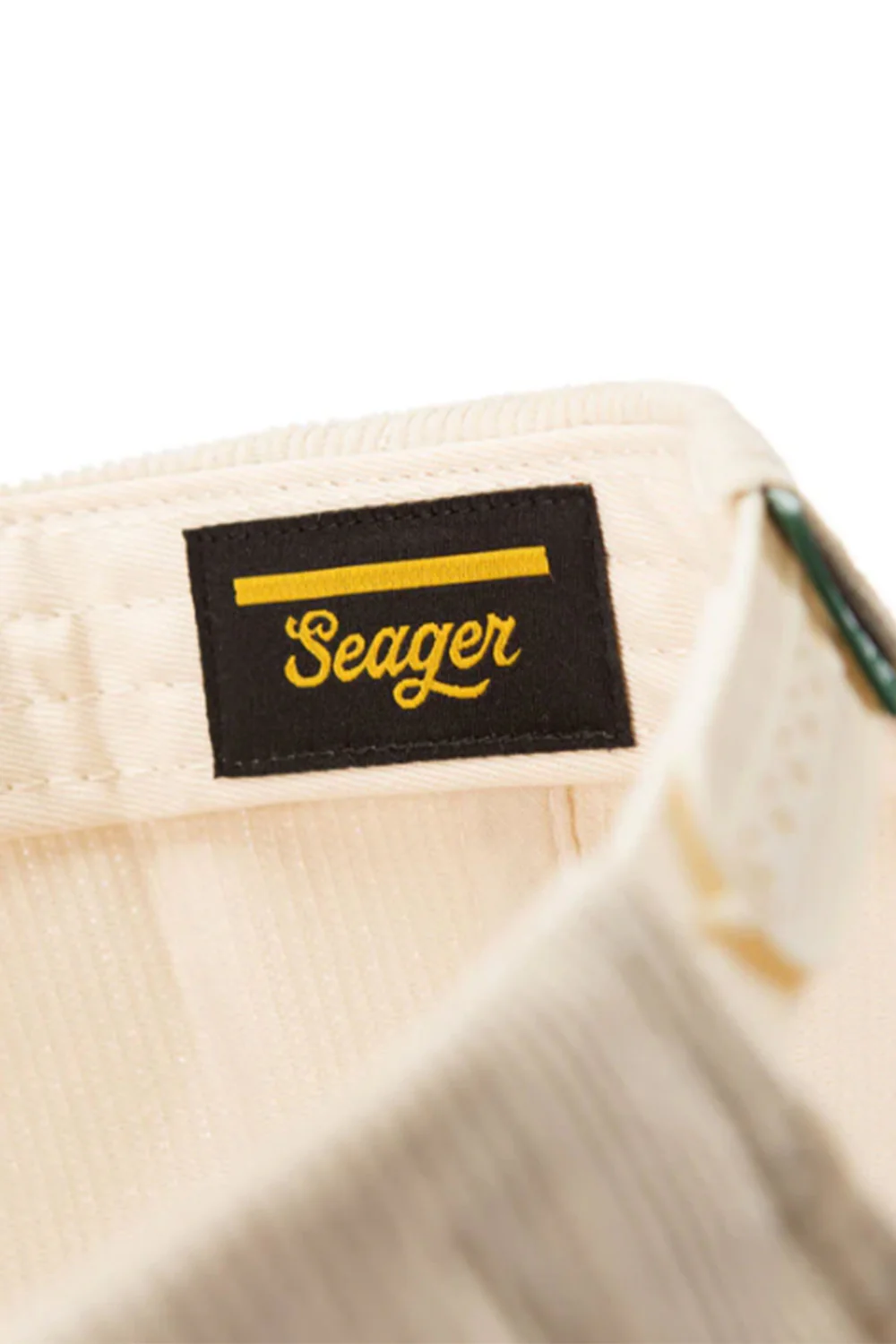 Seager Los Rios Corduroy Snapback Hat for Men in Natural/Green | MHSP24LOSRIGRN-NTRLGREEN - Image 5