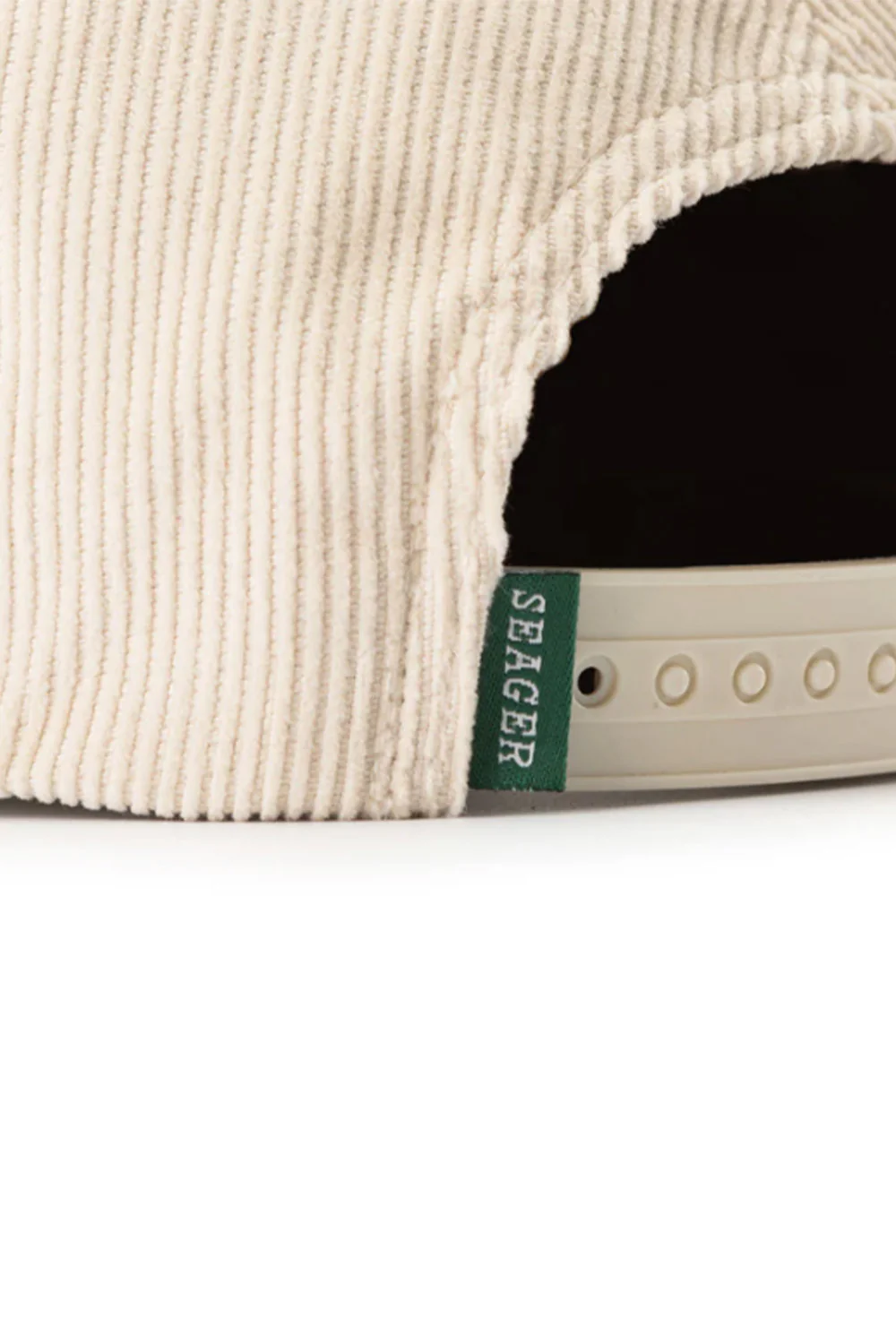 Seager Los Rios Corduroy Snapback Hat for Men in Natural/Green | MHSP24LOSRIGRN-NTRLGREEN - Image 6
