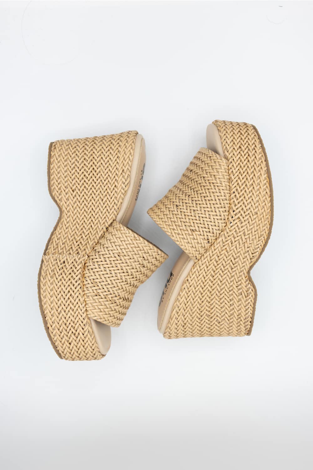 Shu Shop Josie Woven Wedges for Women in Bone | JOSIE-BONE - Image 2