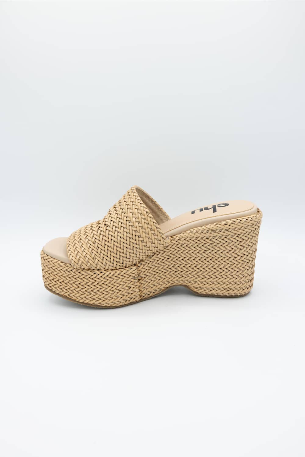 Shu Shop Josie Woven Wedges for Women in Bone | JOSIE-BONE - Image 3