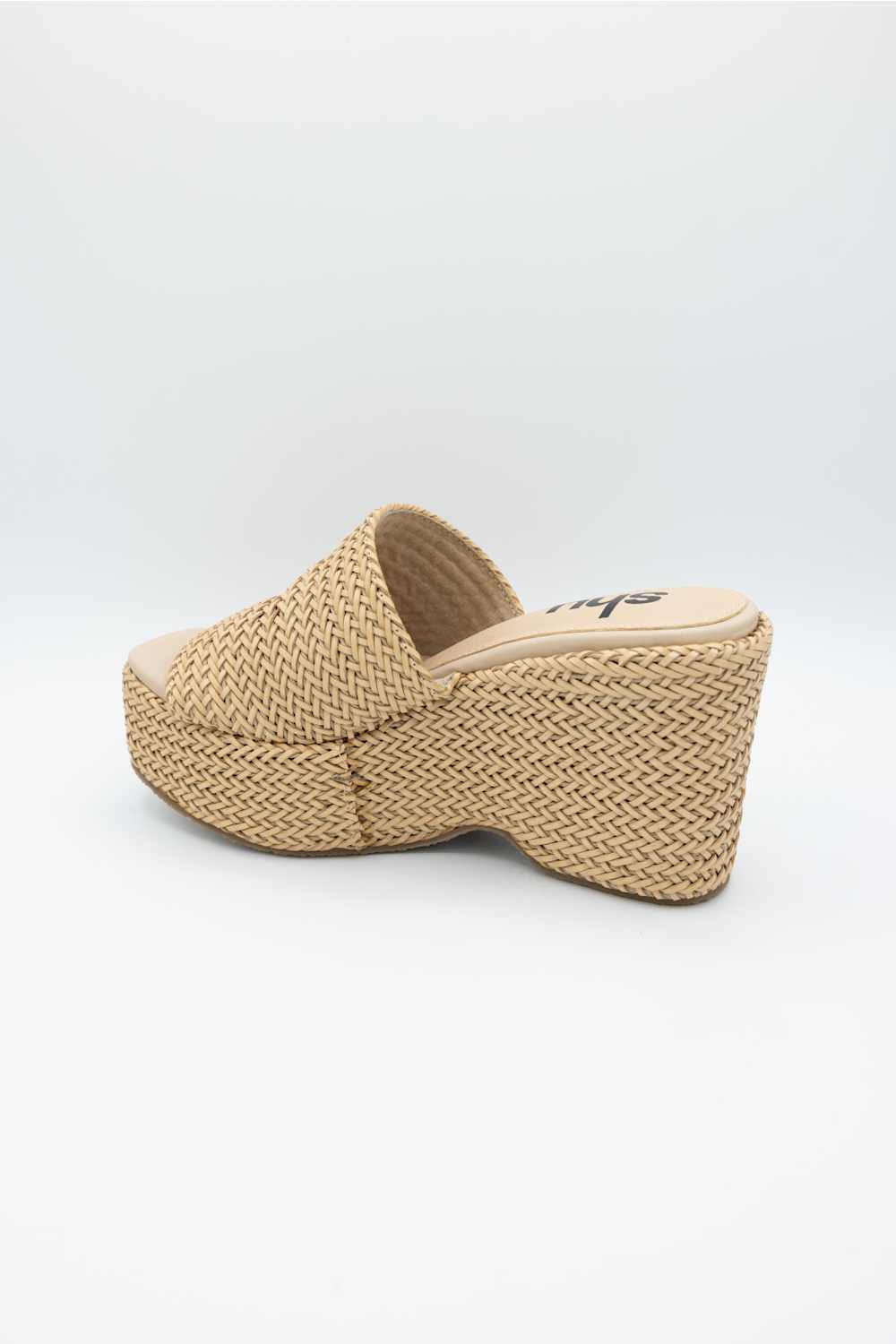 Shu Shop Josie Woven Wedges for Women in Bone | JOSIE-BONE - Image 4