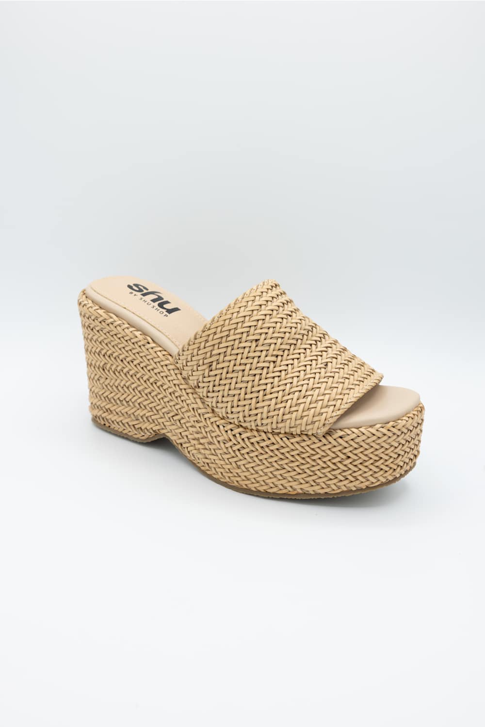 Shu Shop Josie Woven Wedges for Women in Bone | JOSIE-BONE - Image 5