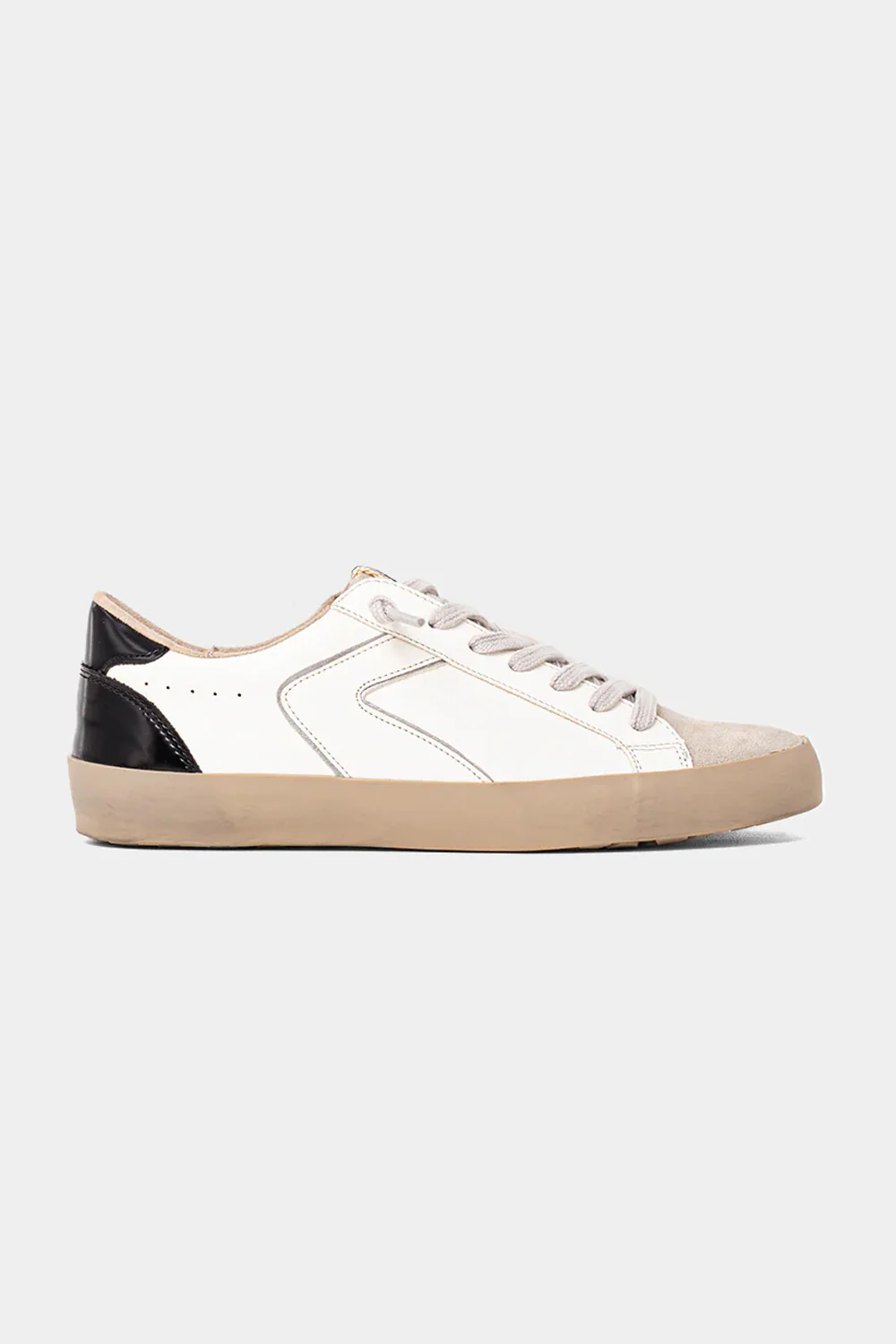 Shu Shop Robbie Sneakers for Women in Black and White | ROBBIE-BLACK - Image 2