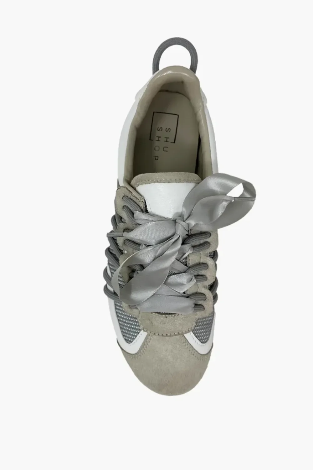 Shu Shop Sheryl Ballet Sneakers for Women in Light Grey | SHERYL-055 LIGHT GREY - Image 3