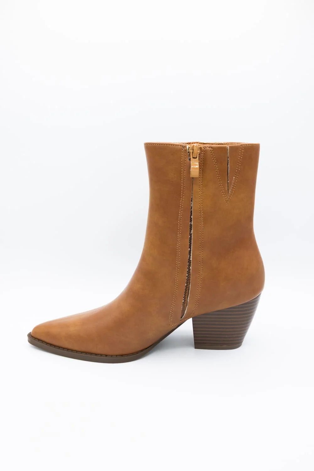 Shu Shop Uma Booties for Women in Tan | UMA-TAN - Image 4