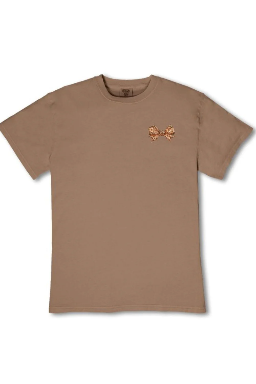 Simply Southern Always In A Good Mood Mineral Wash T-Shirt for Women in Rawhide Brown | MINWASH-MOOD-RAWHD - Image 3