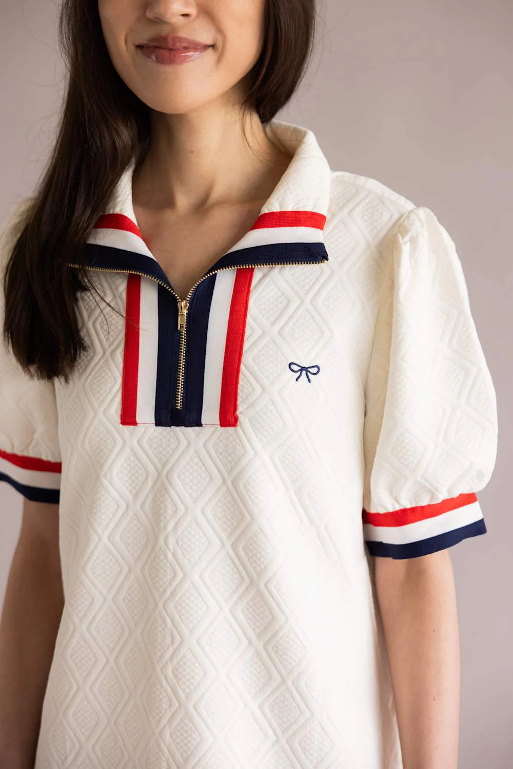 Simply Southern American Girl Zip Dress for Women in White | PP-0126-DRS-AMRCA-ZIP-WHITE - Image 4