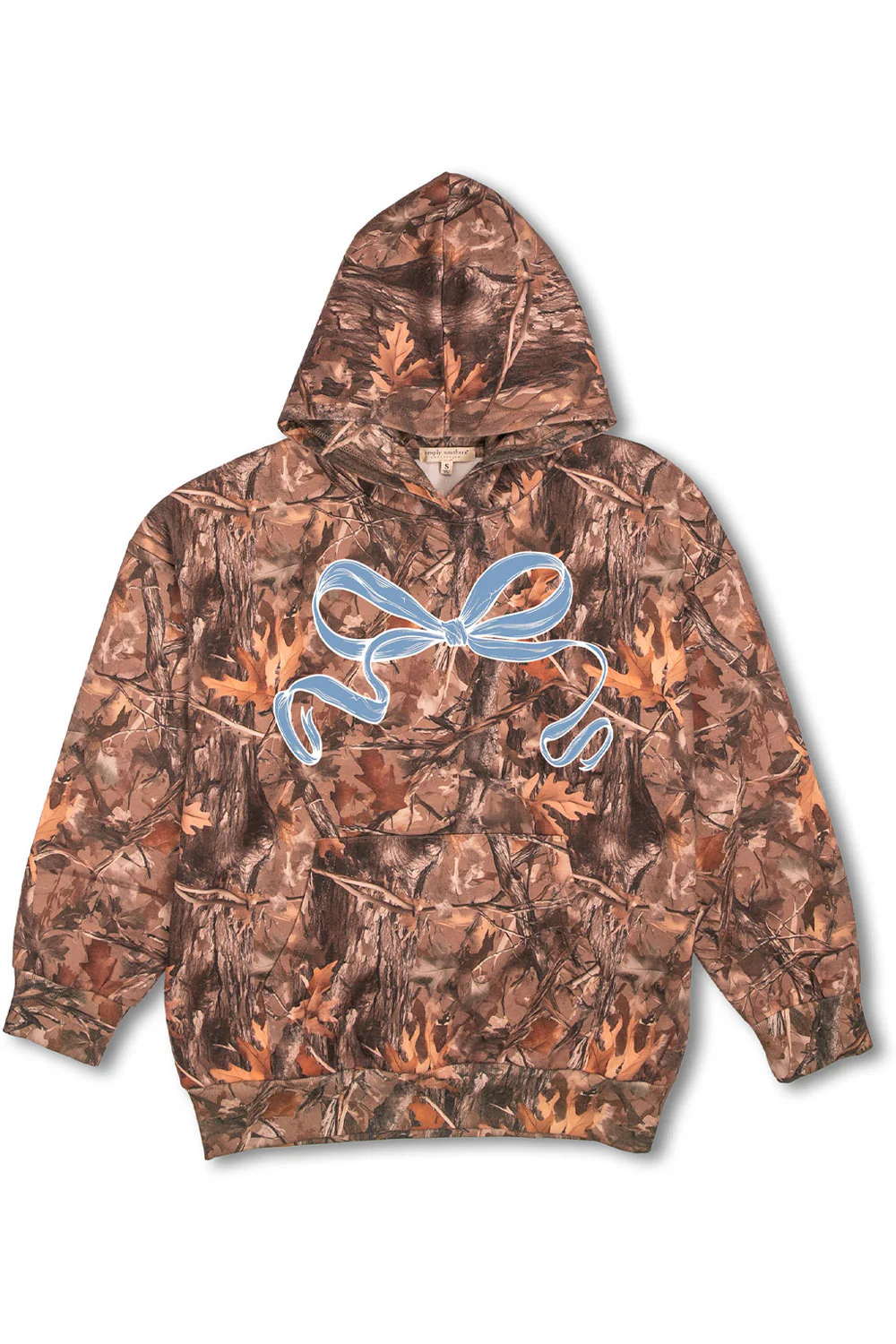 Simply Southern Blue Collar Dollar Camo Hoodie for Women in Camo | HD-DOLLAR-CAMO - Image 2