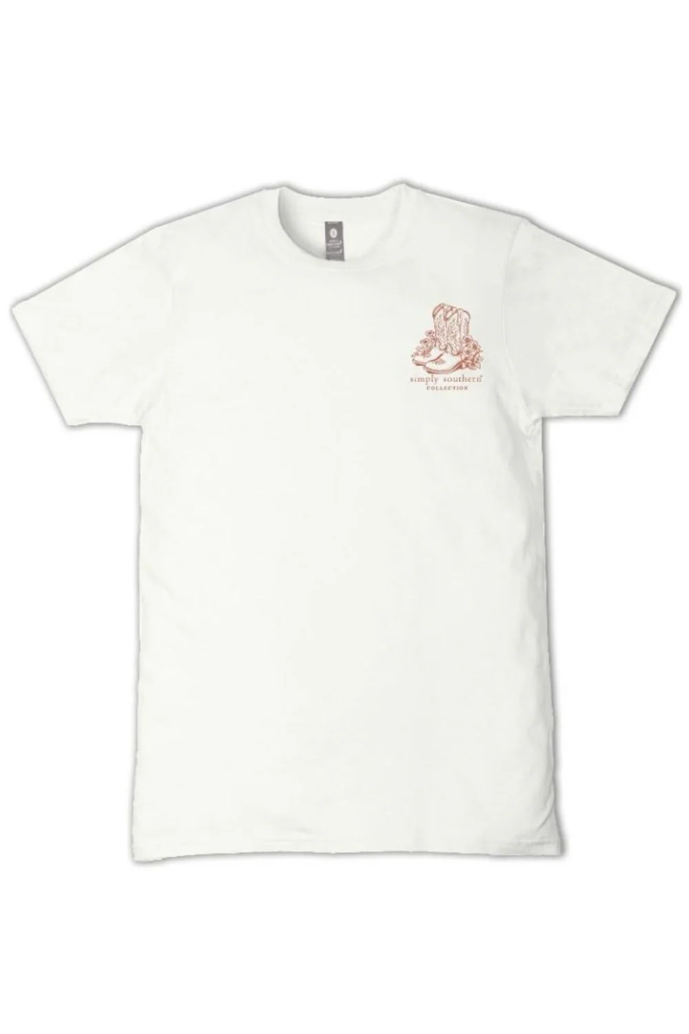 Simply Southern Born To Be Wild T-Shirt for Women in Oyster White | SS-WILD-OYSTER - Image 4