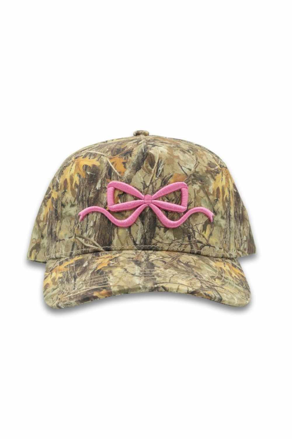 Simply Southern Bow Camo Trucker Hat for Women in Brown Camo | 0126-HAT-BOWCAMO - Image 2