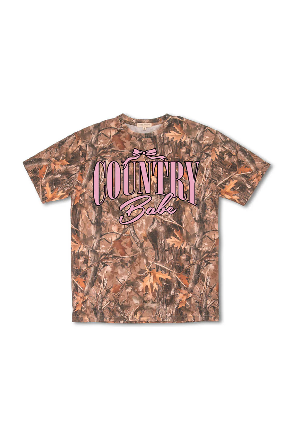 Simply Southern Camo Country Babe T-Shirt for Women in Brown | SS-COUNTRYBABE-CAMO - Image 2