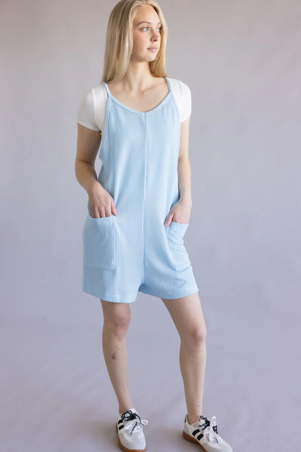 Simply Southern Corded Romper for Women - Image 3
