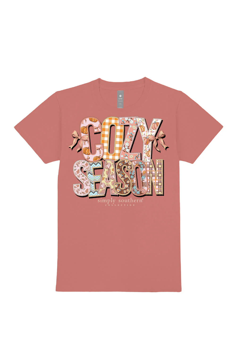 Simply Southern Cozy Season T-shirt for Women in Maple | SS-COZY-MAPLE - Image 2