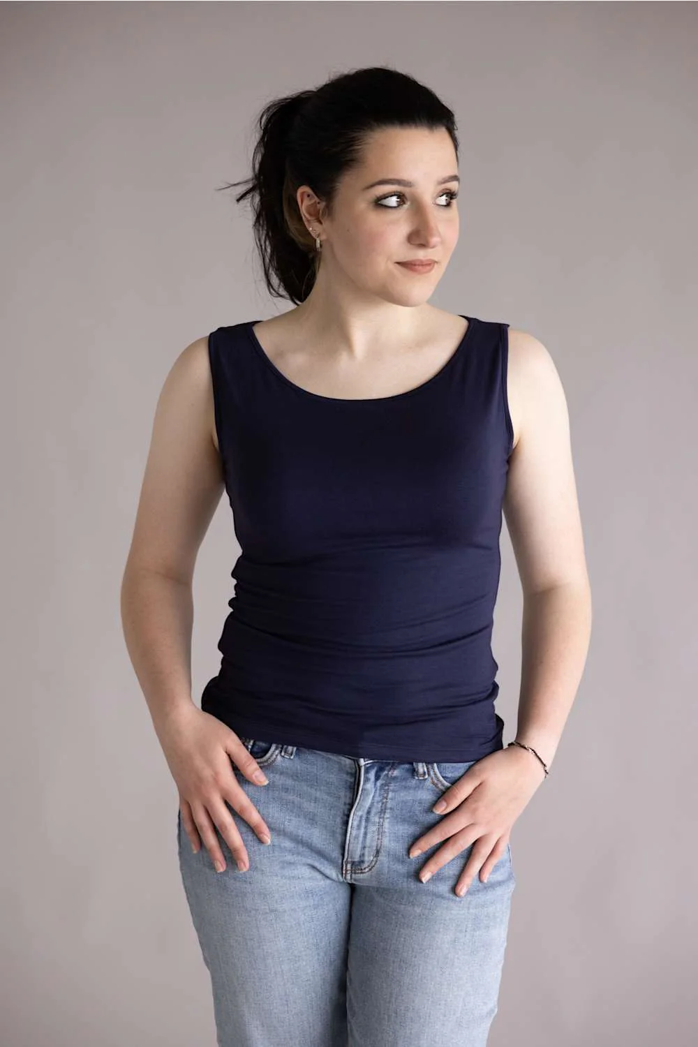 Simply Southern Double Layer Tank Top for Women - Image 2