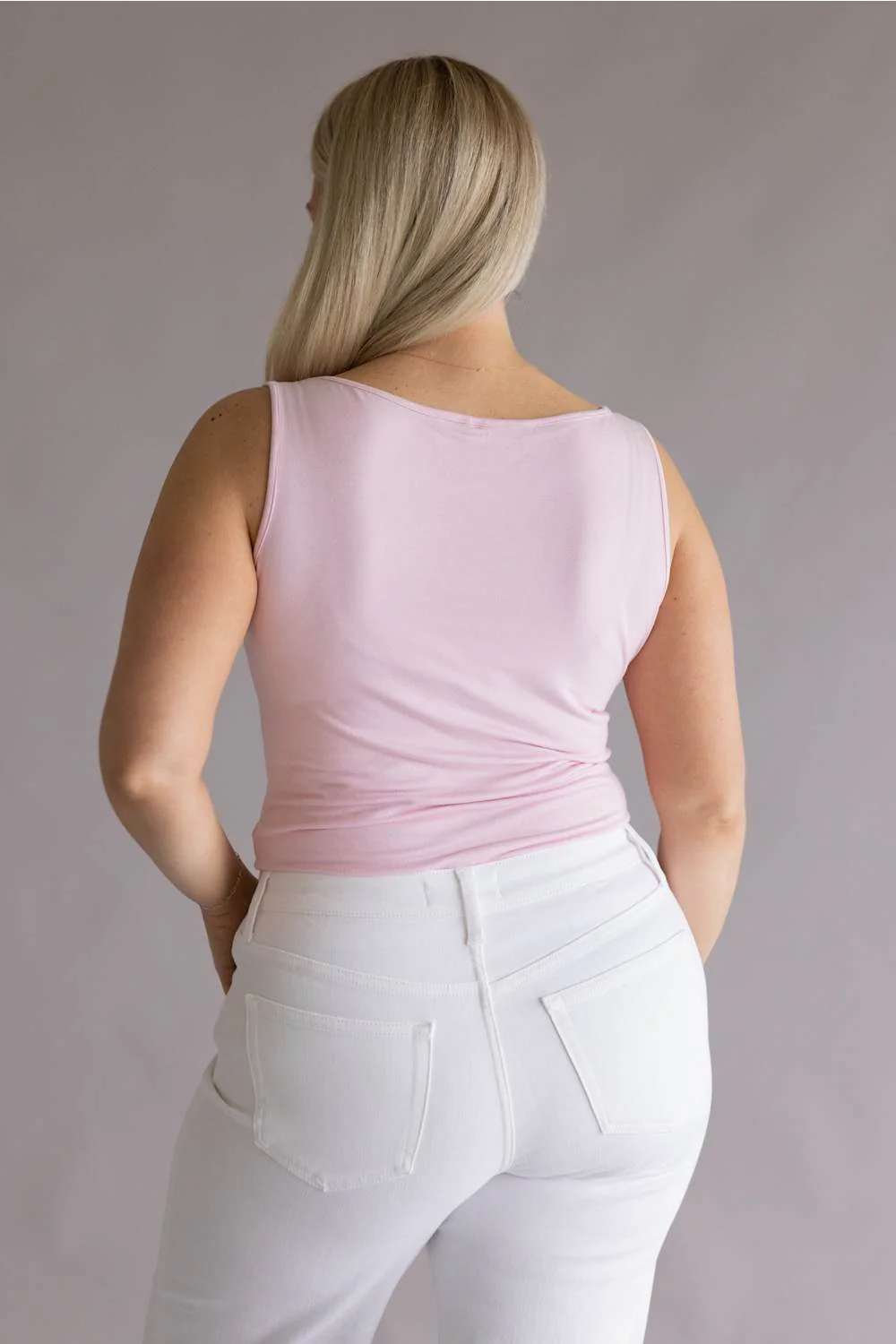 Simply Southern Double Layer Tank Top for Women in Pink | PP-0126-TANK-DBLYR-PINK - Image 2