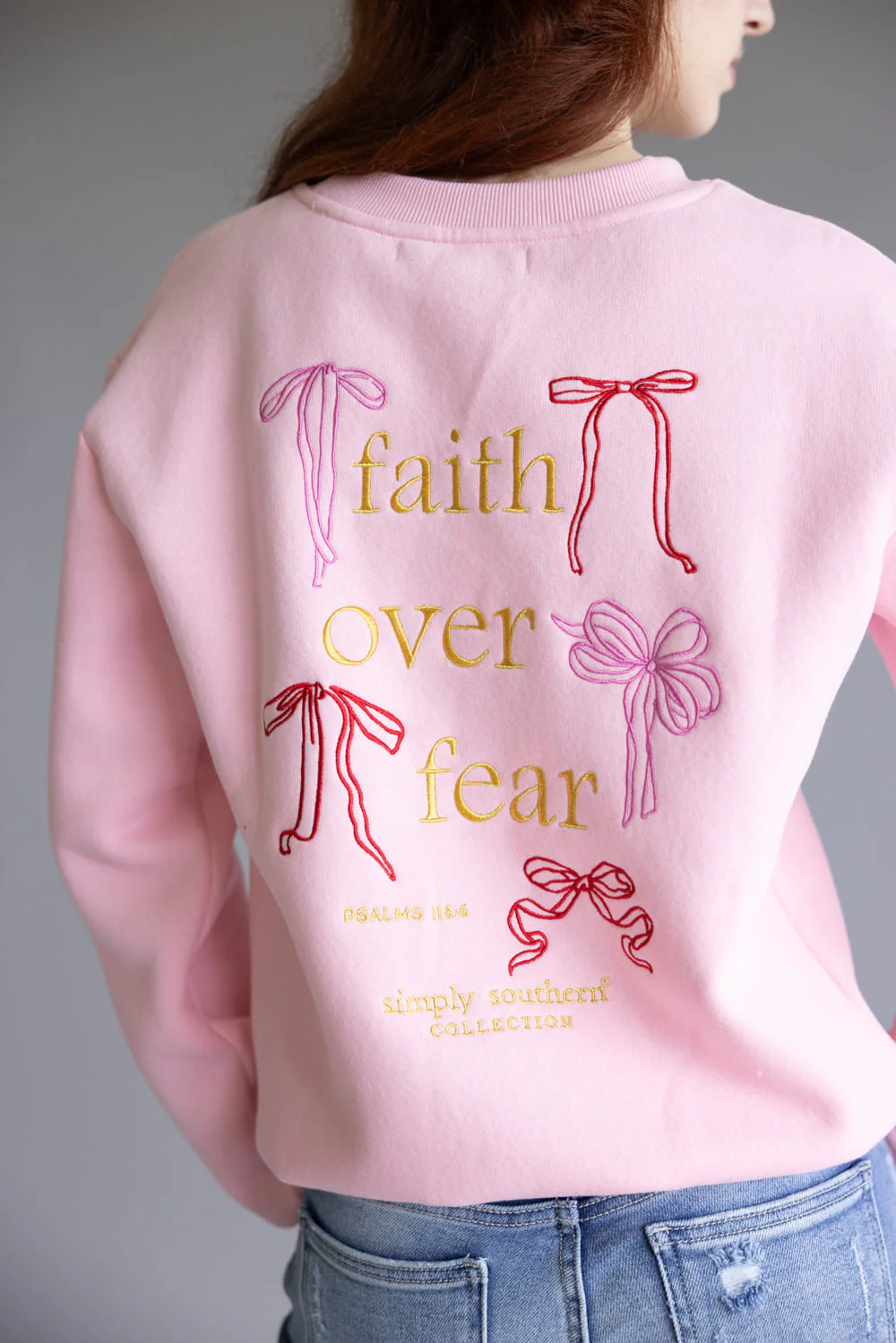 Simply Southern Embroidered Dilara Crewneck for Women - Image 2