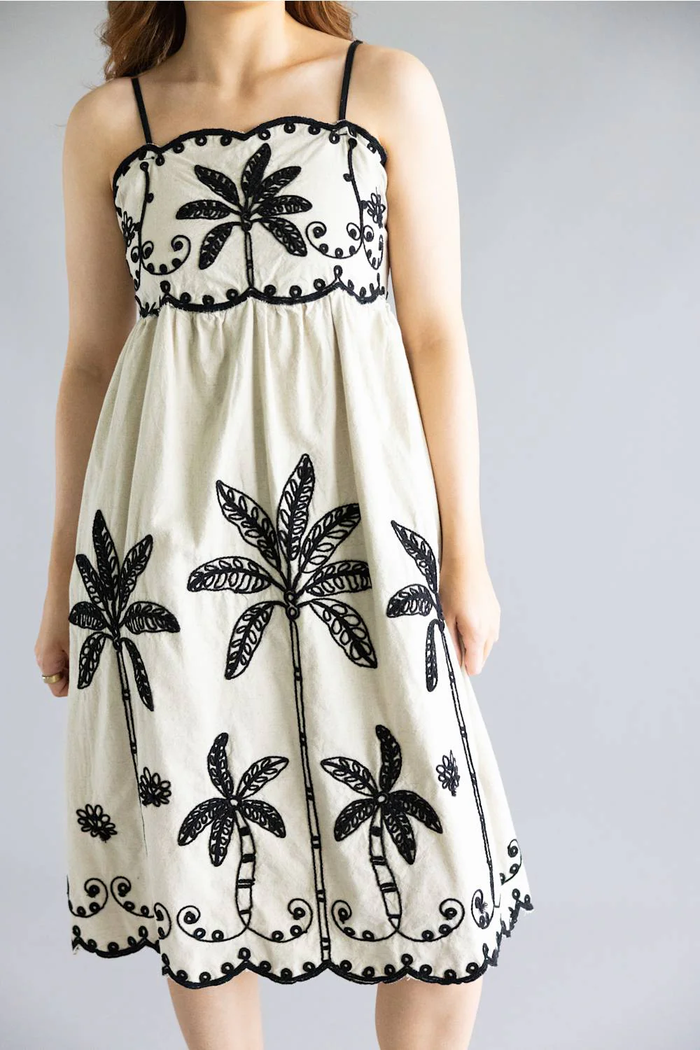 Simply Southern Embroidered Dress for Women in Linen | PP-0126-DRS-EMB-LINEN - Image 2