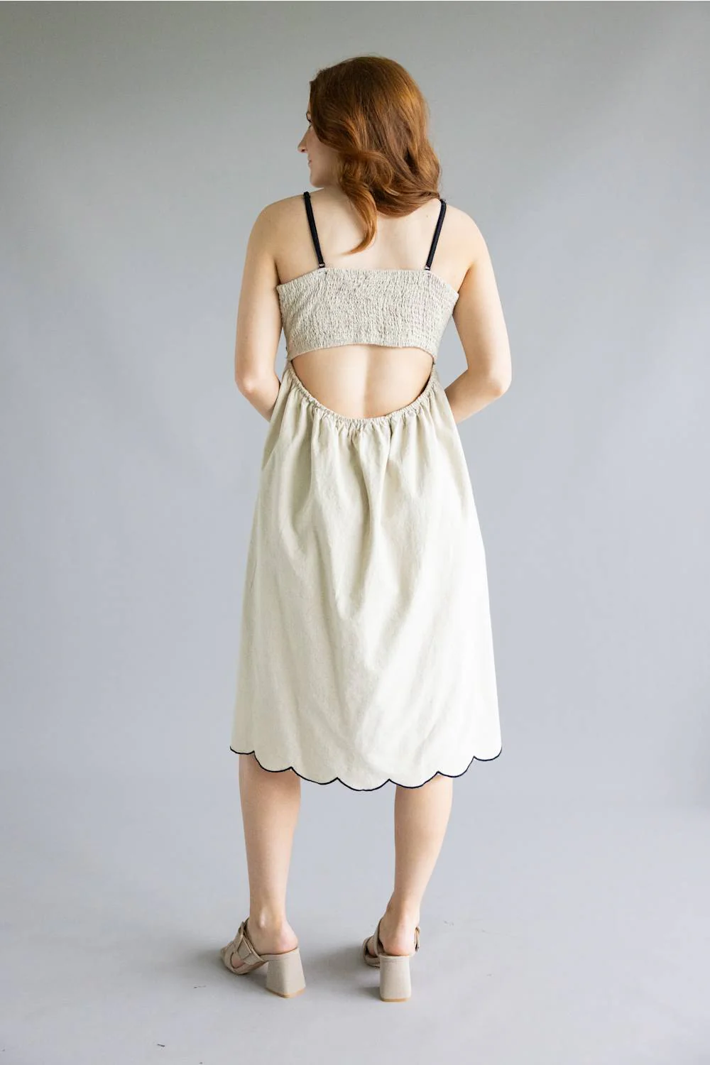 Simply Southern Embroidered Dress for Women in Linen | PP-0126-DRS-EMB-LINEN - Image 3