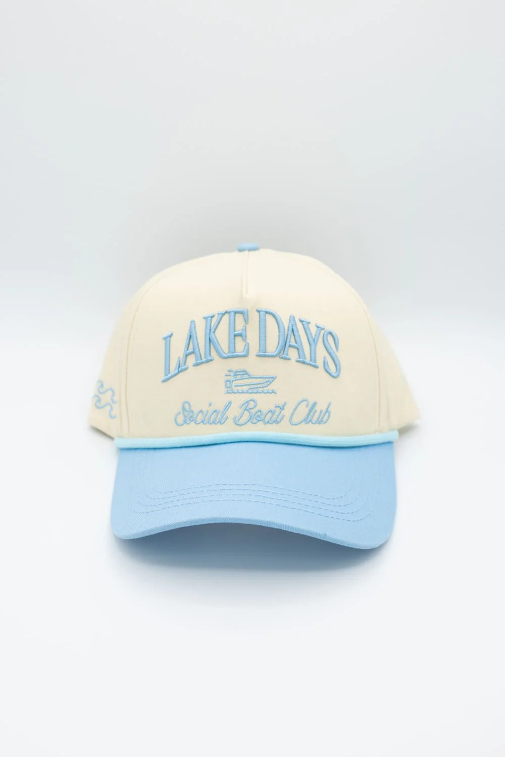 Simply Southern Embroidered Lake Hat for Women in Cream | 0125-HAT-EMB-LAKE - Image 5