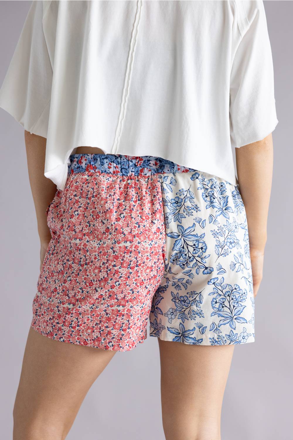 Simply Southern Floral Americana Shorts for Women in Multi | PP-0126-SHRT-FLRL-AMR - Image 3