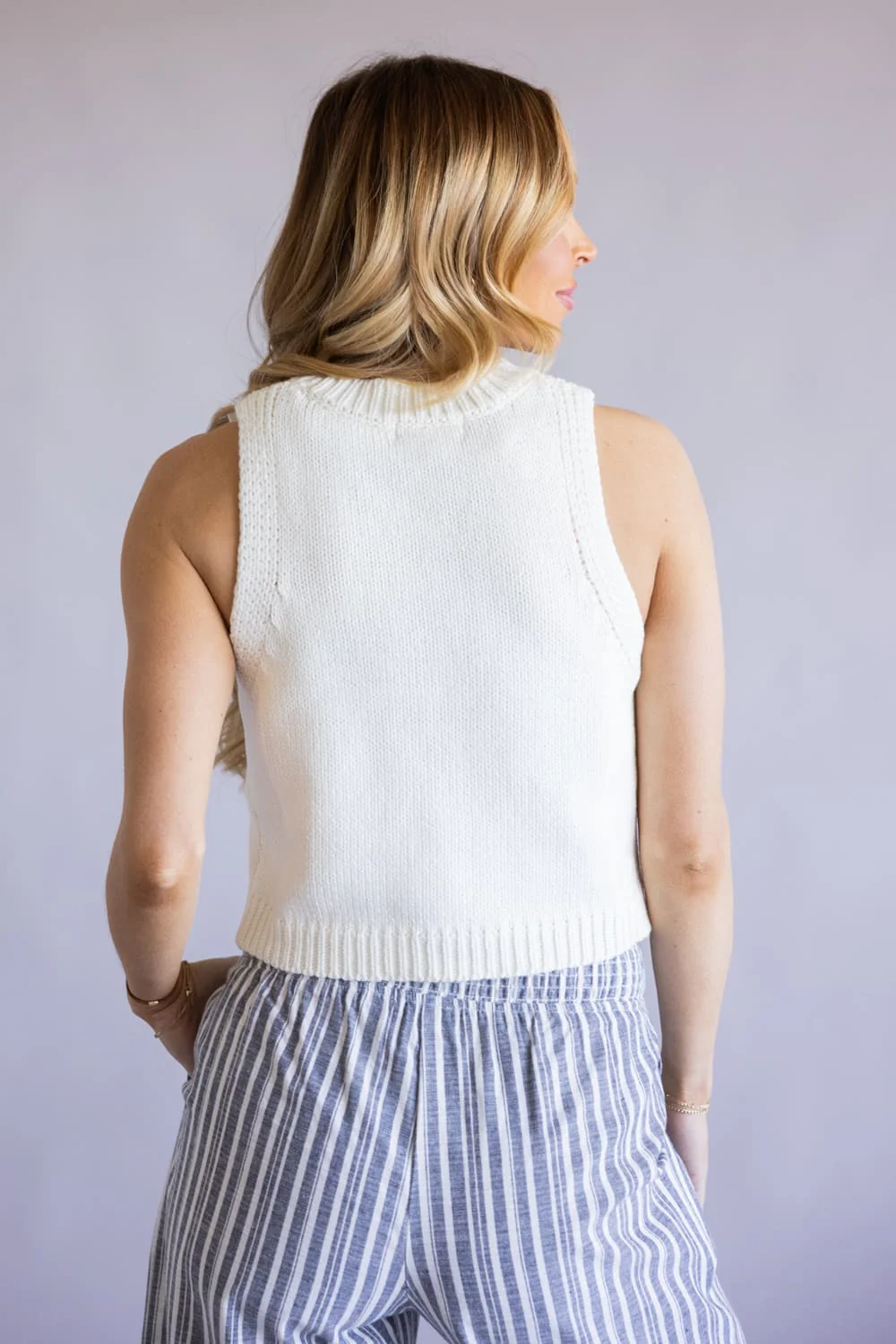 Simply Southern Flower Flag Tank Top for Women in White | PP-0126-TOP-TANK-FLWR-FLAG - Image 3