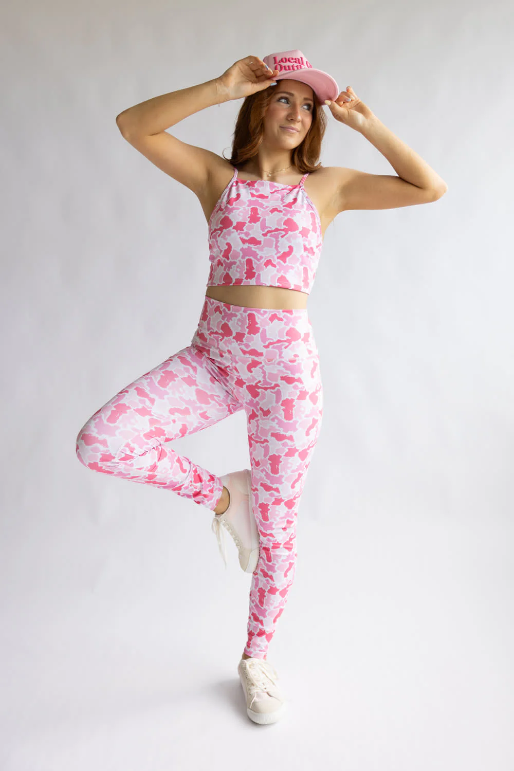 Simply Southern Full Length Leggings for Women in Pink Camo | PP-0126-LEG-FULL-PNKCM - Image 2