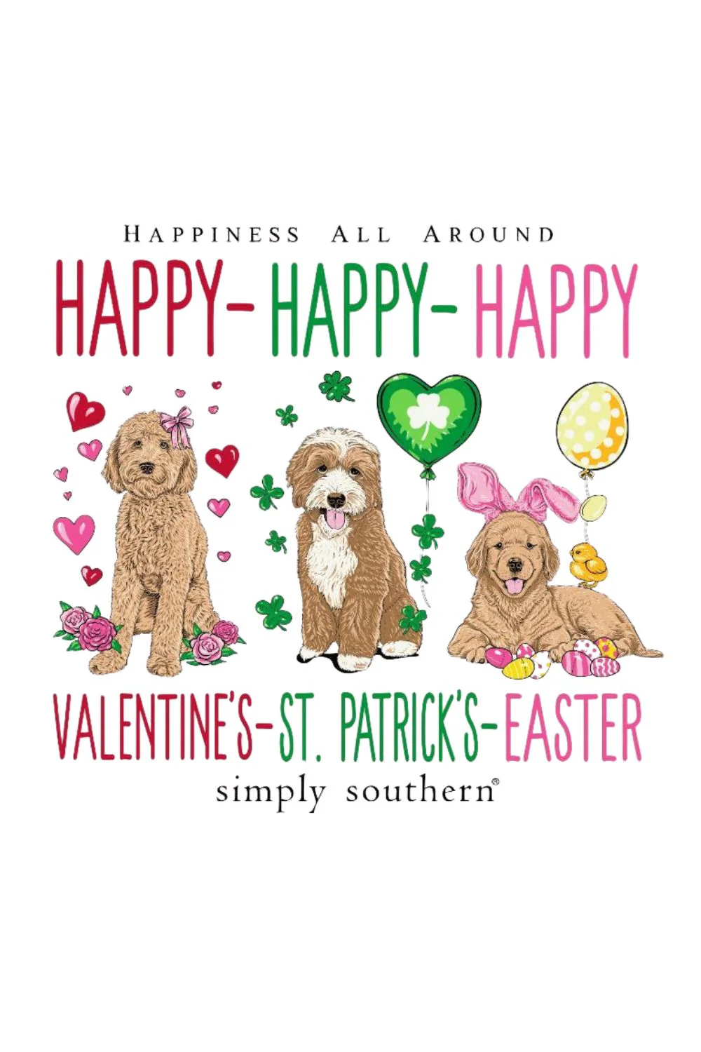 Simply Southern Happy Everything T-Shirt for Women in Oyster | SS-HAPPY-OYSTER - Image 4