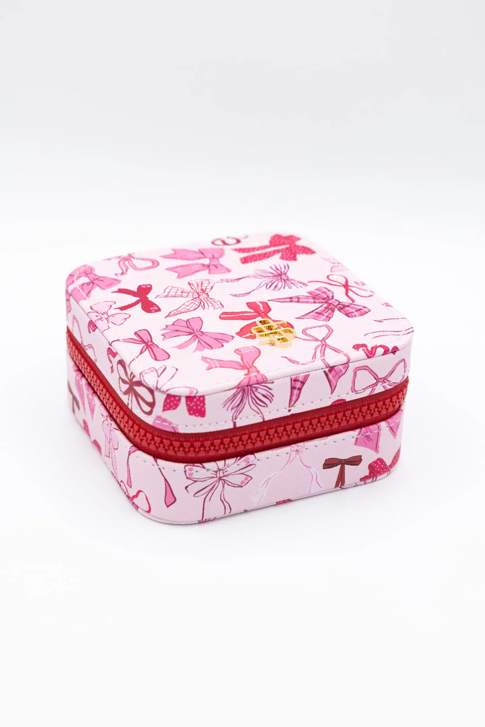 Simply Southern Jewelry Box Case in Pink Bow | 0225-BAG-JWLCASE-BOW - Image 3