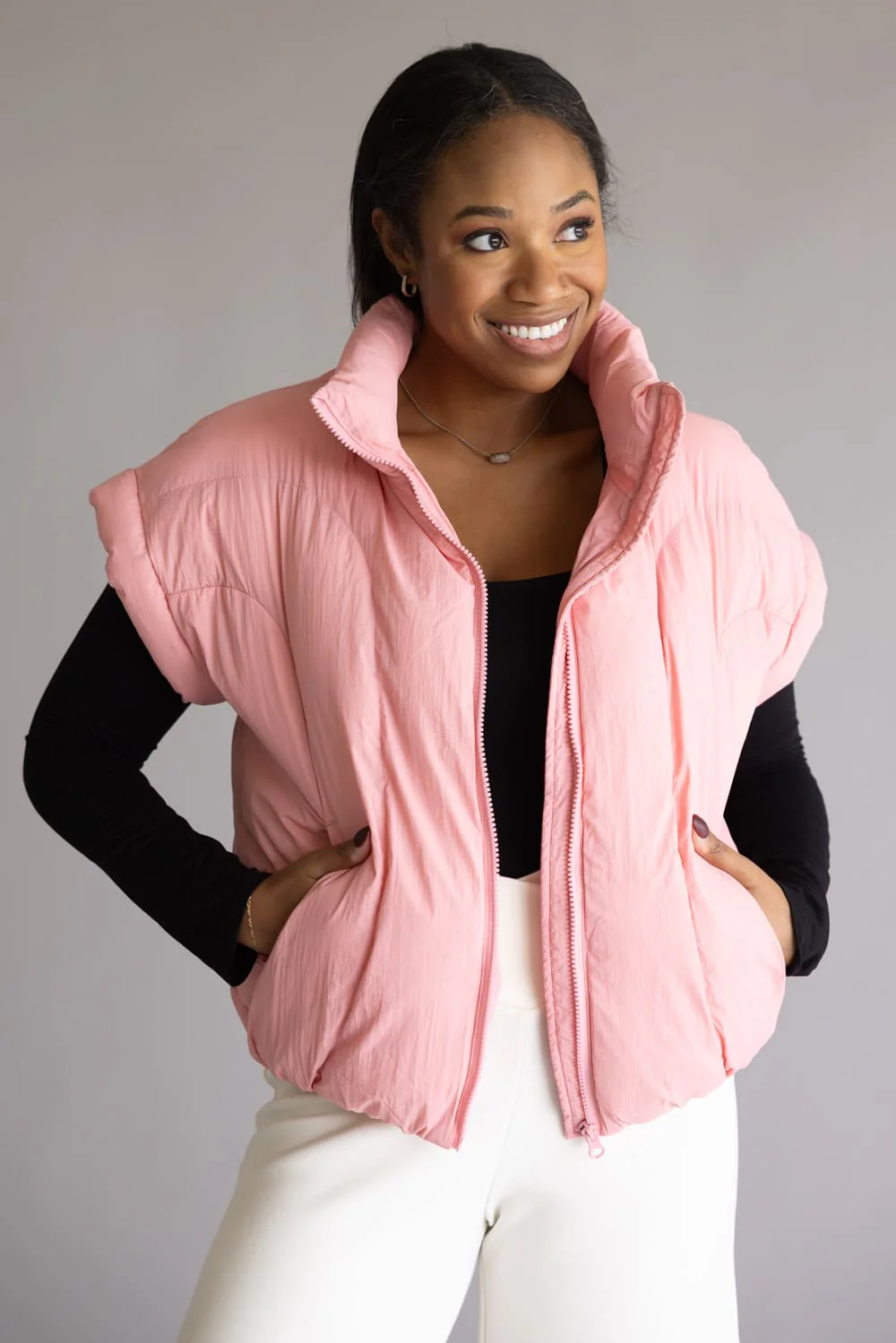 Simply Southern Lottie Puffer Vest for Women - Image 2