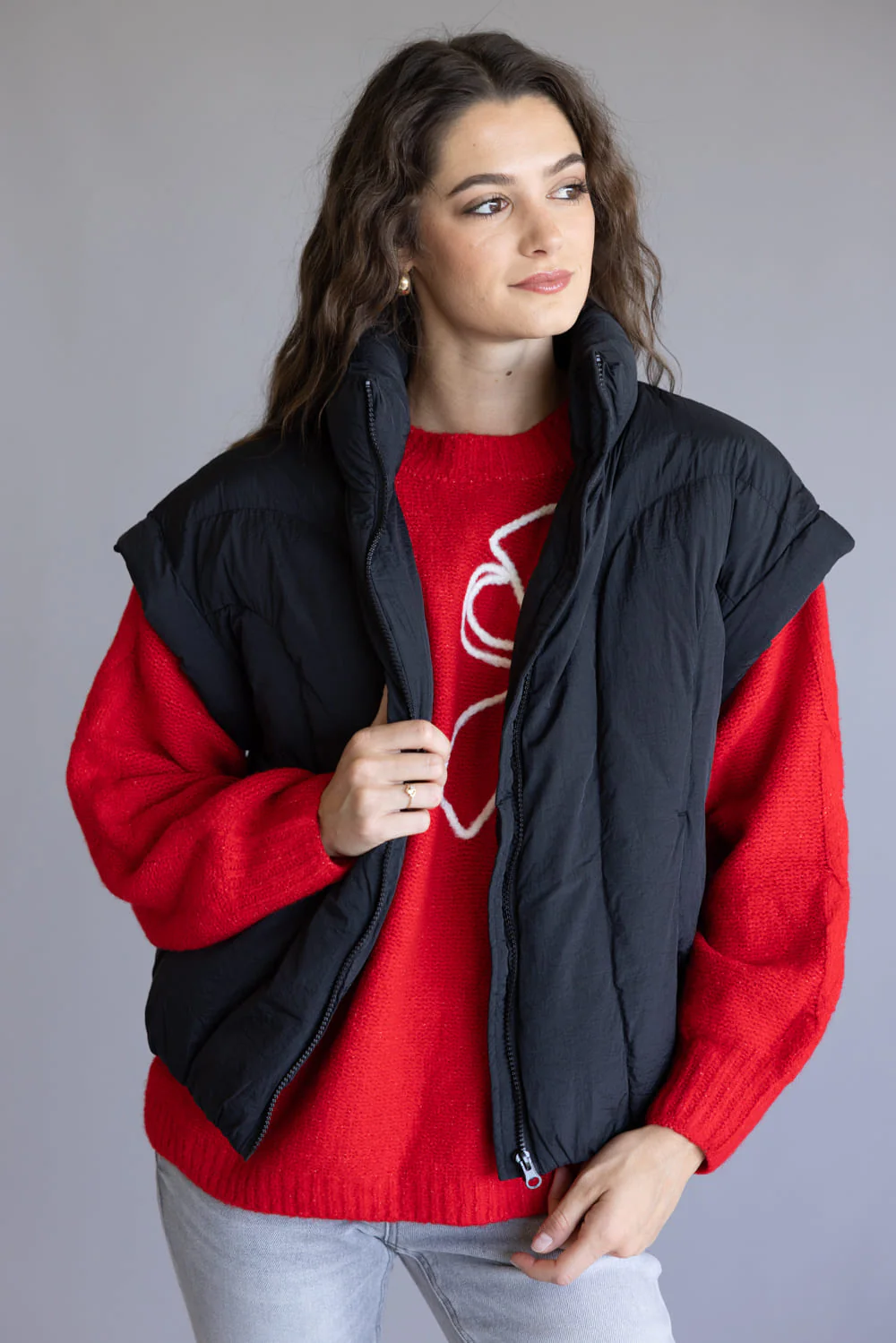 Simply Southern Lottie Puffer Vest for Women - Image 3