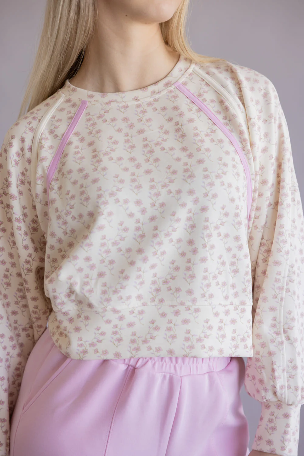 Simply Southern Lounge Pullover for Women in Blush Floral | PP-0126-PLL-LOUNGE-BLSHFLR - Image 2