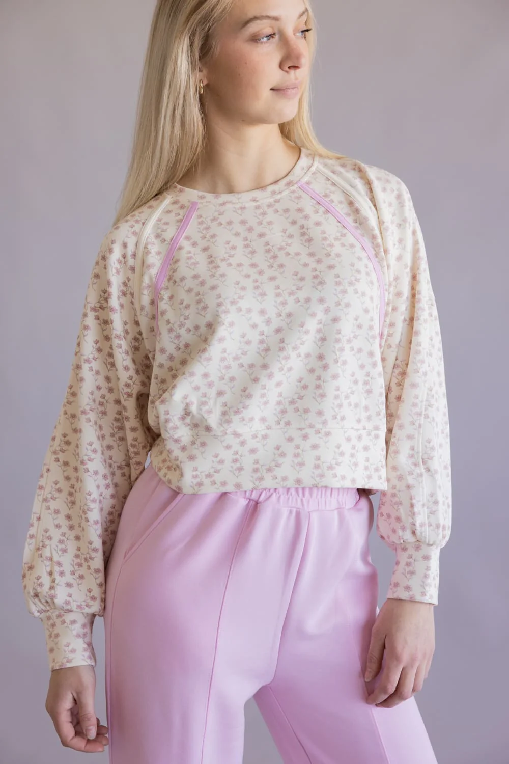 Simply Southern Lounge Pullover for Women in Blush Floral | PP-0126-PLL-LOUNGE-BLSHFLR - Image 4