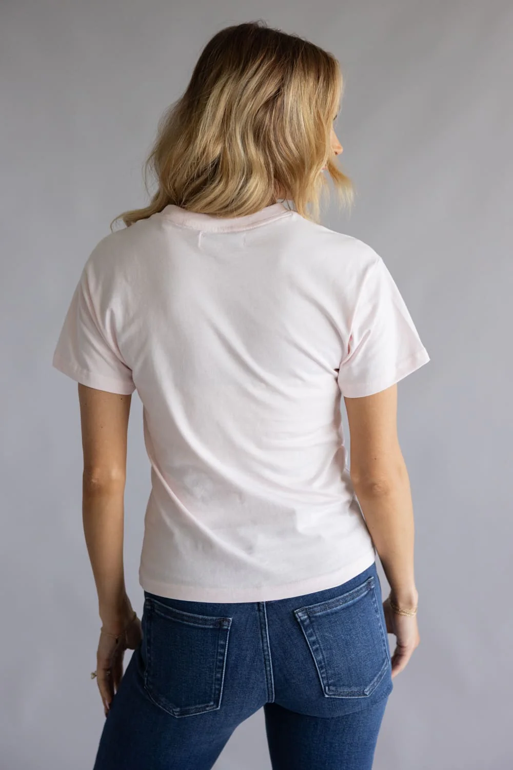 Simply Southern Love Heart T-Shirt for Women in Light Pink | PP-0126-TEE-LOVE-HEART - Image 2