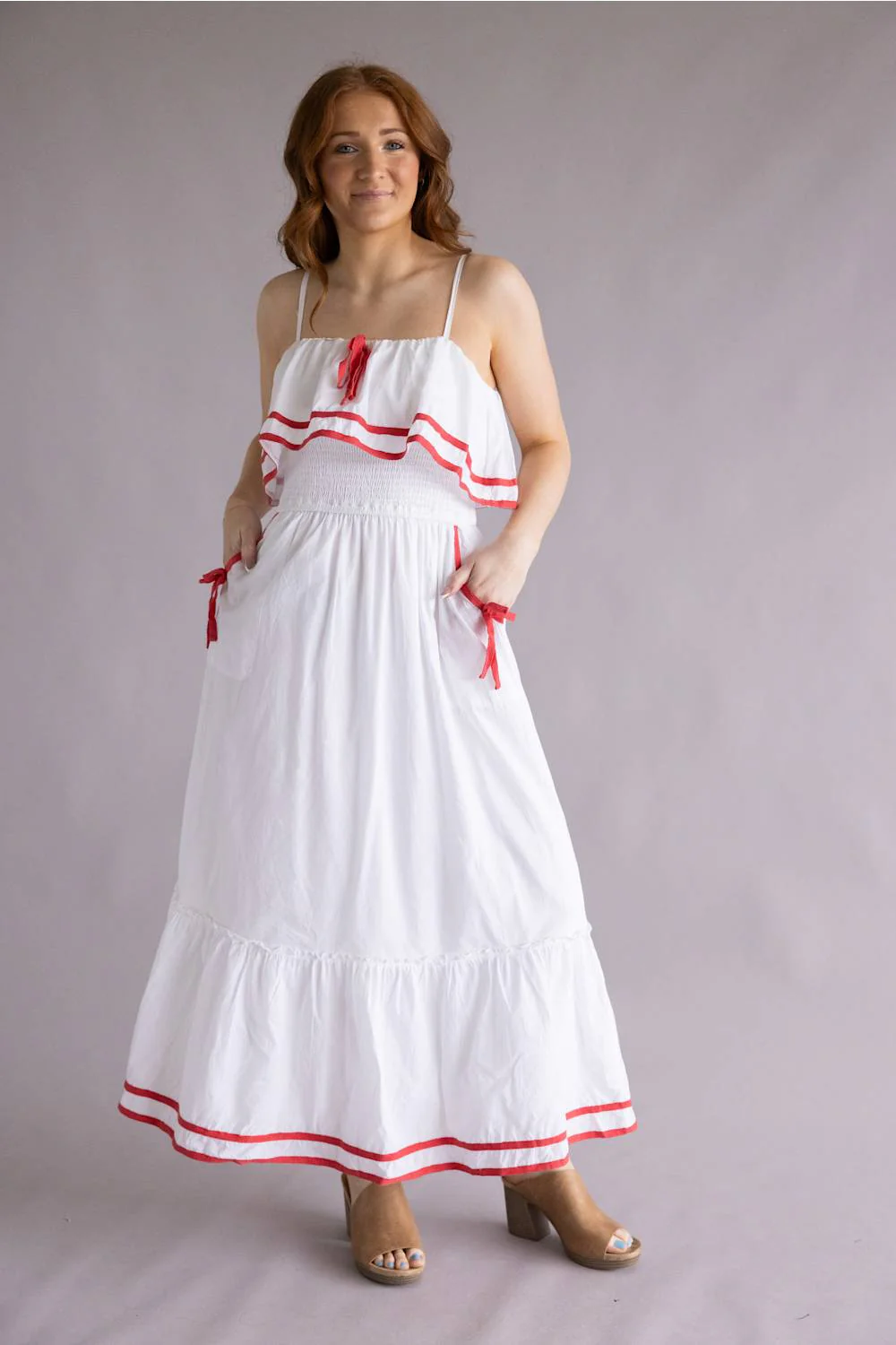 Simply Southern Nautical Dress for Women in White | PP-0126-DRS-NAUTICAL-WHITE - Image 3