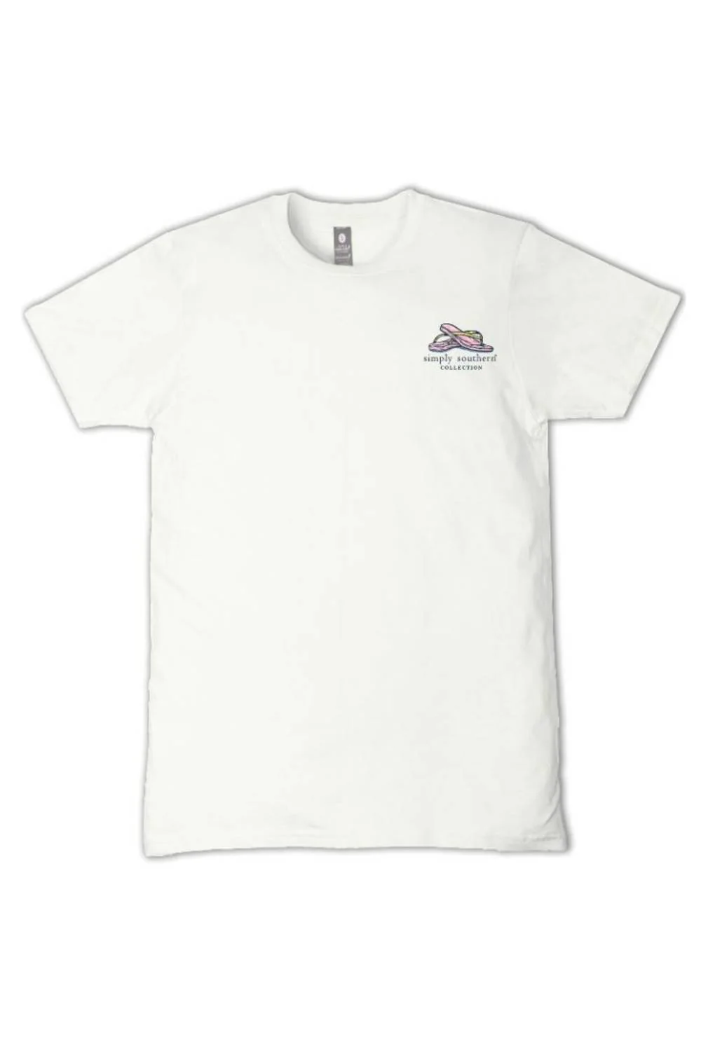 Simply Southern Plus Size Cabana Service T-Shirt for Women in Oyster | EXT-SS-SERVICE-OYSTER - Image 2