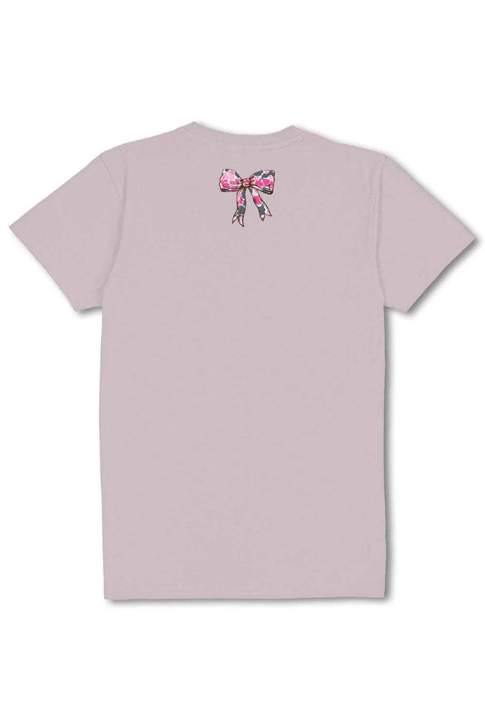 Simply Southern Plus Size Dog Camo Bow T-Shirt for Women in Gray | EXT-DOGCAMO-DRFTWD - Image 2