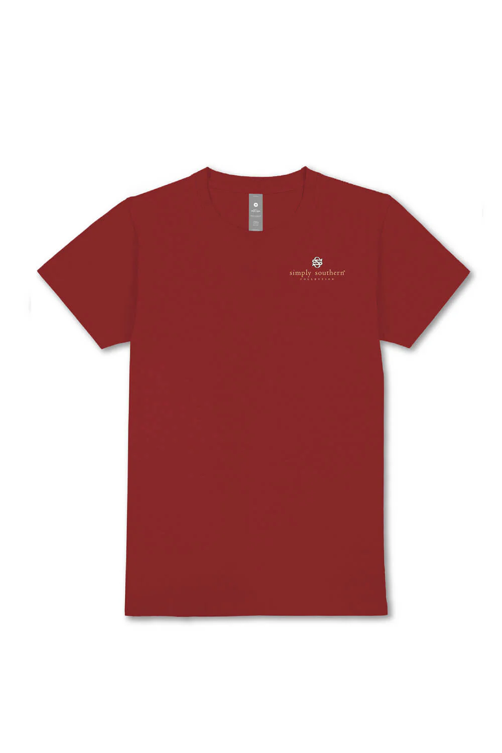 Simply Southern Plus Size Fall Pumpkin Harvest T-Shirt for Women in Carmine | EXT-SS-HARVEST-CARMINE - Image 2