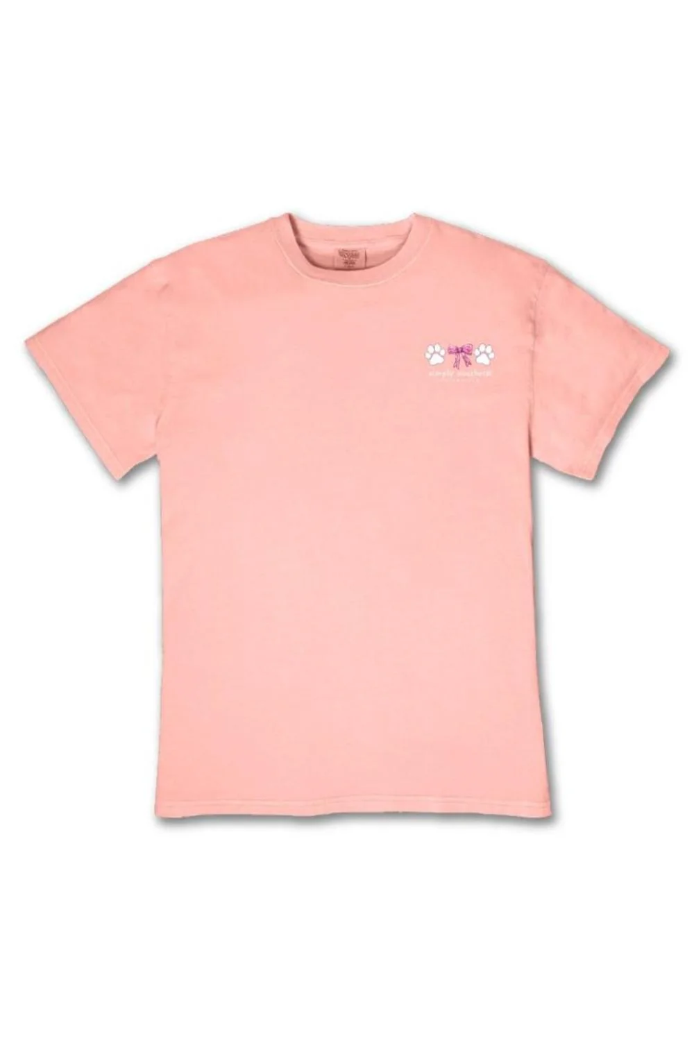 Simply Southern Plus Size Girls Best Friend T-Shirt for Women in Light Peach | EXT-MINWASH-FRIEND-PTPCH - Image 2