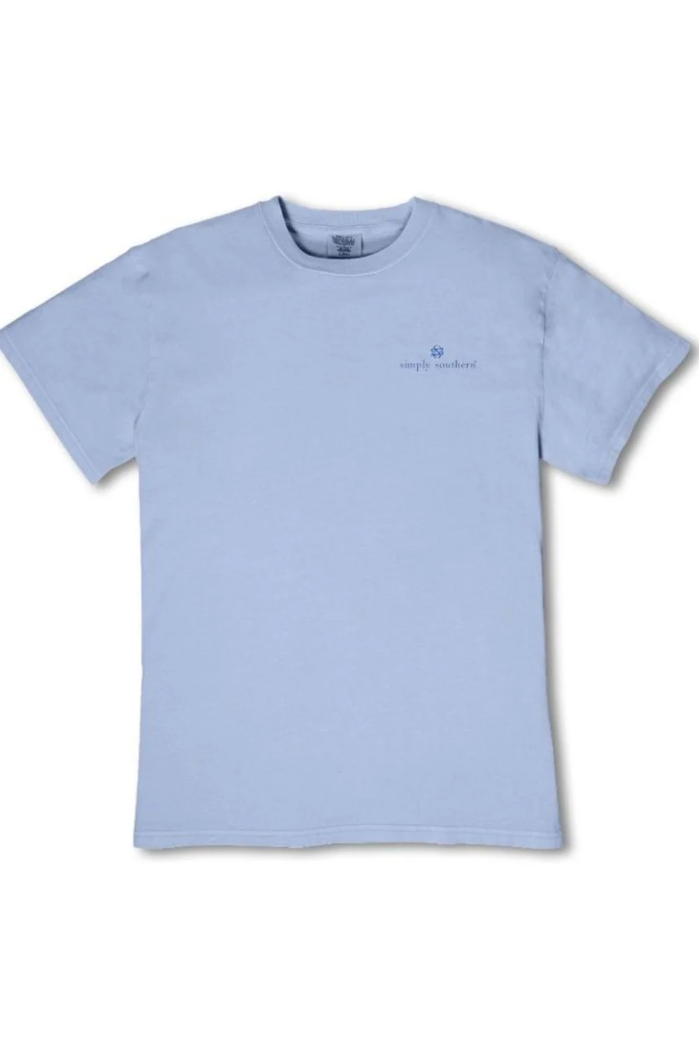Simply Southern Plus Size Lemons T-Shirt for Women in Washed Blue | EXT-MINWASH-LEMON-FDBLU - Image 2