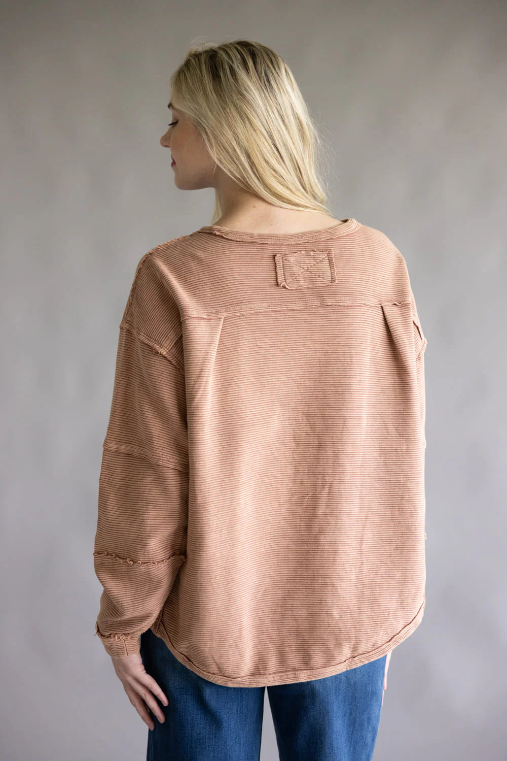 Simply Southern Sabrina Pullover Crewneck for Women in Umber | PP-0225-PULL-SABRINA-UMBER - Image 2