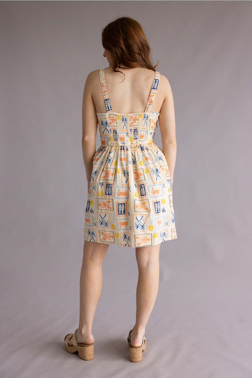 Simply Southern Seaside Patch Dress for Women in Lobster | PP-0126-DRS-LOB - Image 2