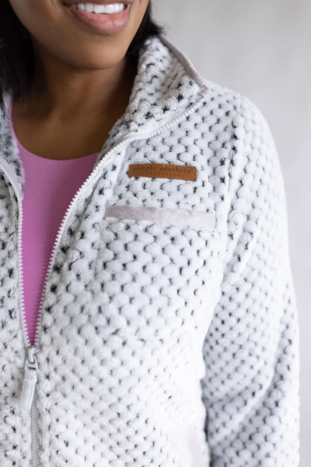 Simply Southern Simply Soft Jacket for Women in Frost Grey | PP-0225-JKT-SMPSFT-FRSTGRY - Image 3