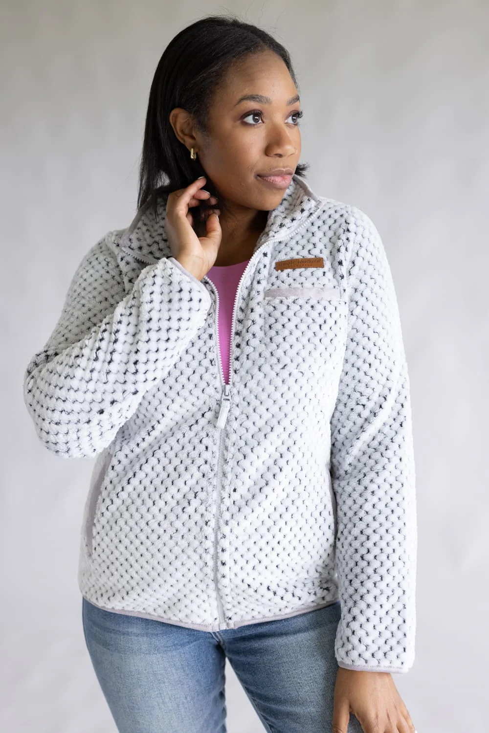 Simply Southern Simply Soft Jacket for Women in Frost Grey | PP-0225-JKT-SMPSFT-FRSTGRY - Image 4