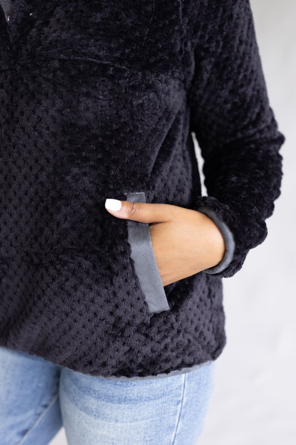 Simply Southern Simply Soft Pullover for Women in Black | PP-0225-PULL-SMPSFT-BLK - Image 4